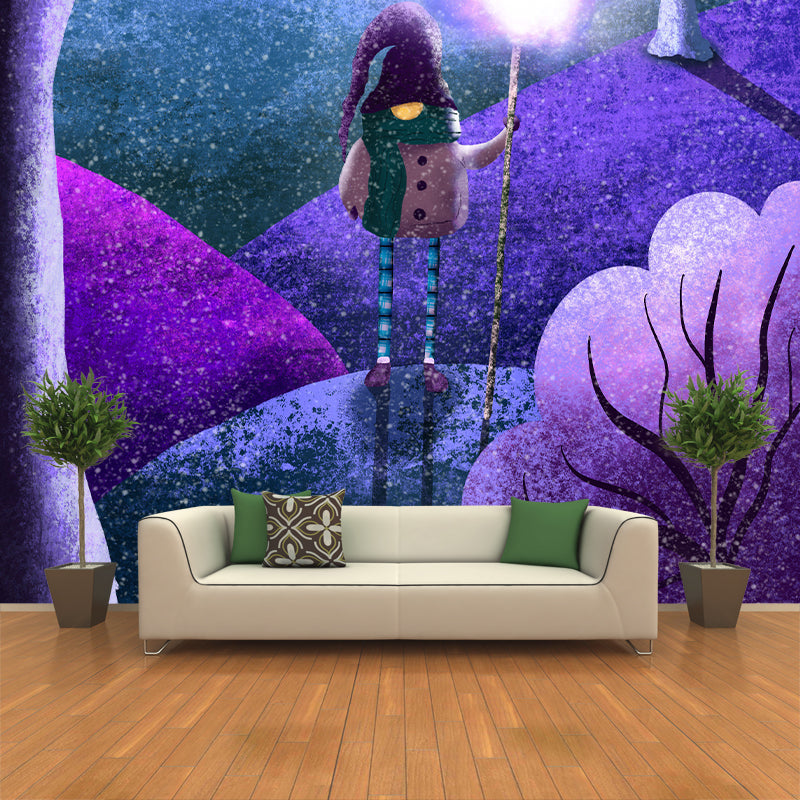 Dreamland Illustration Mural Wallpaper Environment Friendly Indoor Wall Mural