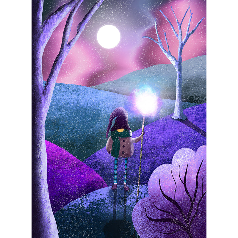 Dreamland Illustration Mural Wallpaper Environment Friendly Indoor Wall Mural