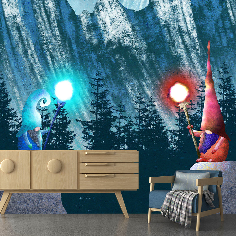 Dreamland Illustration Mural Wallpaper Environment Friendly Indoor Wall Mural