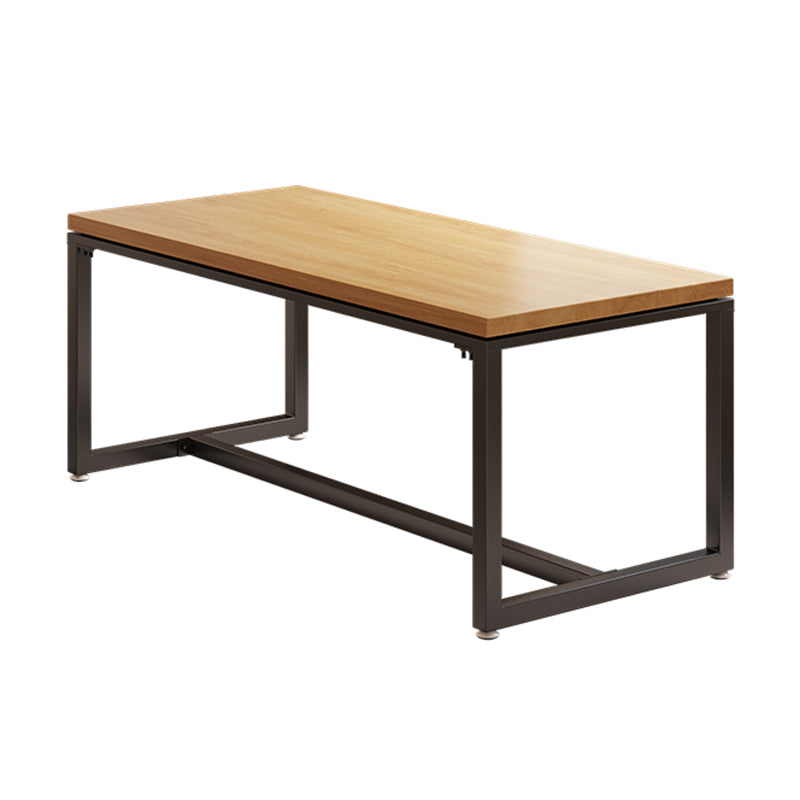 Industrial Wood Dining Table Set 1/2/5 Pieces with Metal Base Kitchen Furniture Set