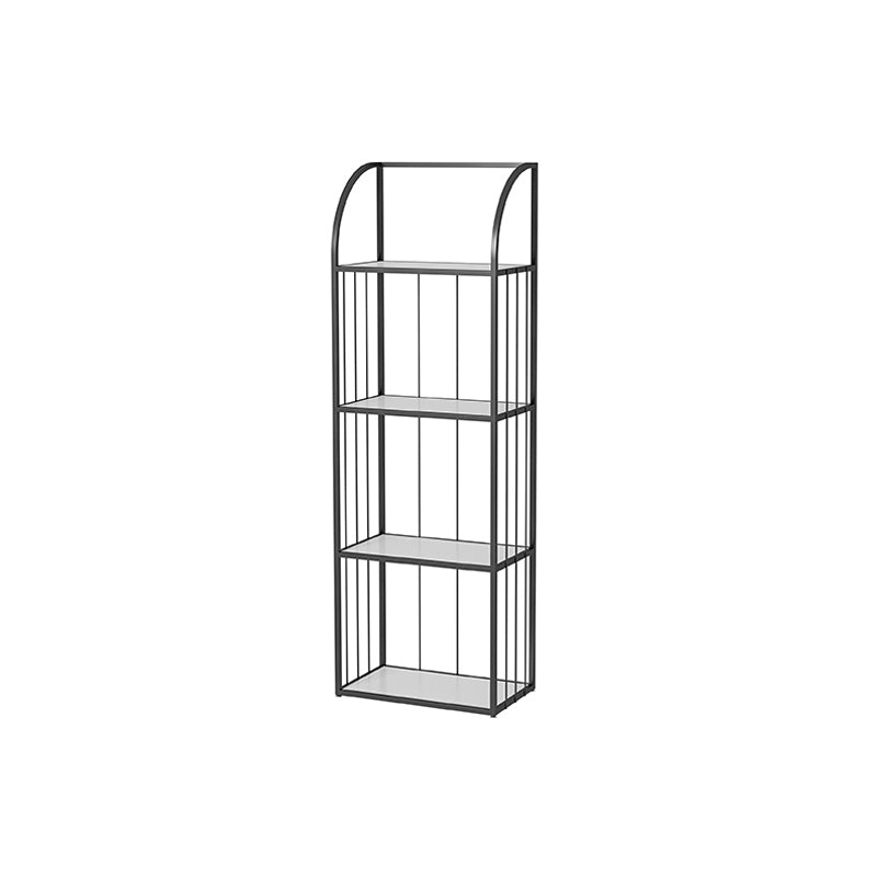 Standard Open Back Bookshelf Etagere Contemporary Metal Bookcase