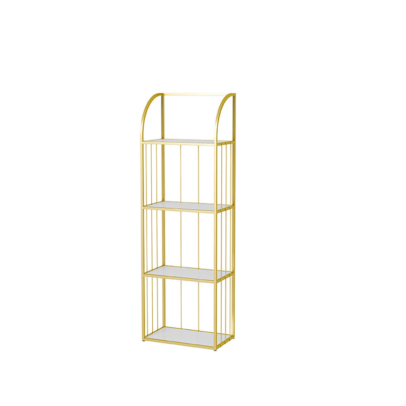 Standard Open Back Bookshelf Etagere Contemporary Metal Bookcase