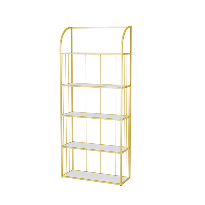 Standard Open Back Bookshelf Etagere Contemporary Metal Bookcase