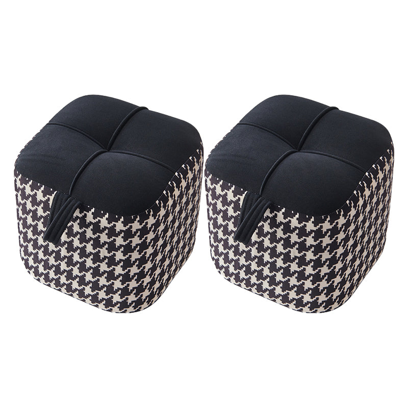 Fabric Standard Stool Modern Style Simple Household Foot Stool