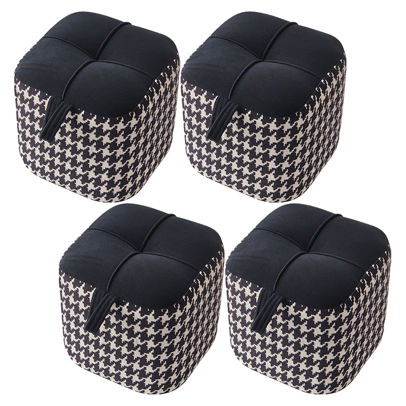 Fabric Standard Stool Modern Style Simple Household Foot Stool