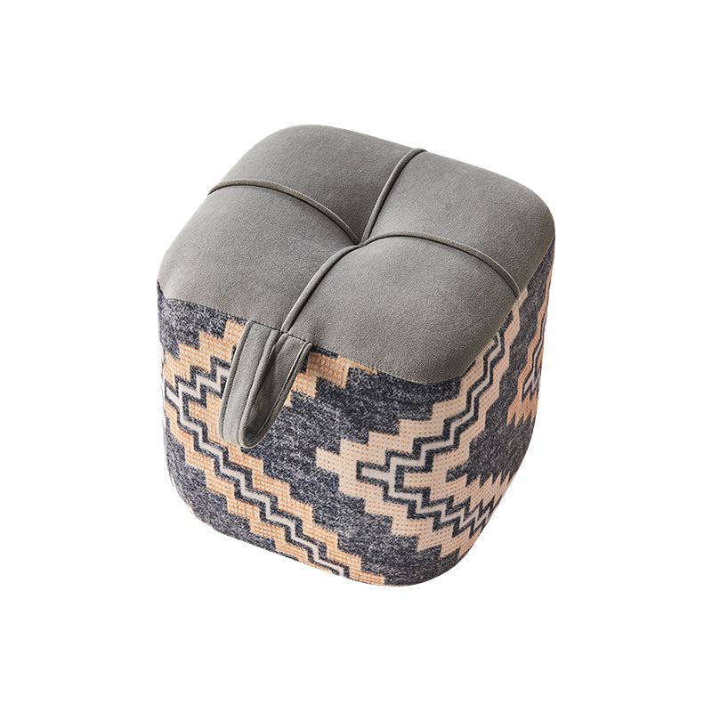 Fabric Standard Stool Modern Style Simple Household Foot Stool