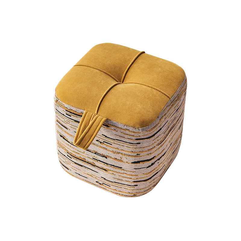 Fabric Standard Stool Modern Style Simple Household Foot Stool