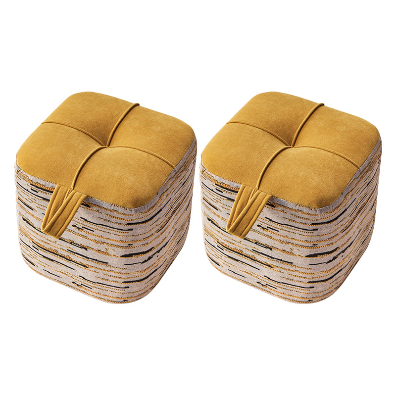 Fabric Standard Stool Modern Style Simple Household Foot Stool