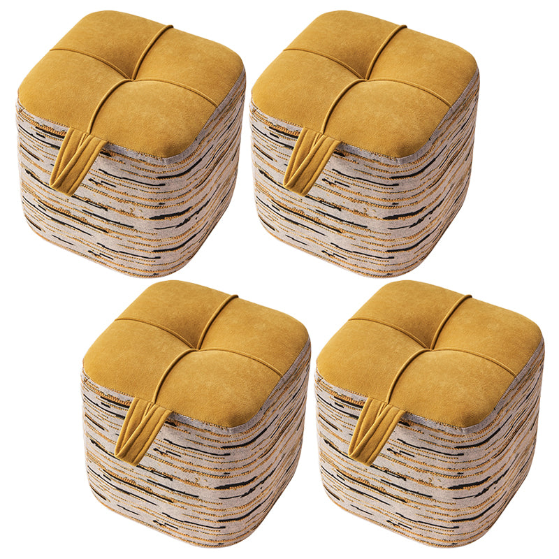Fabric Standard Stool Modern Style Simple Household Foot Stool