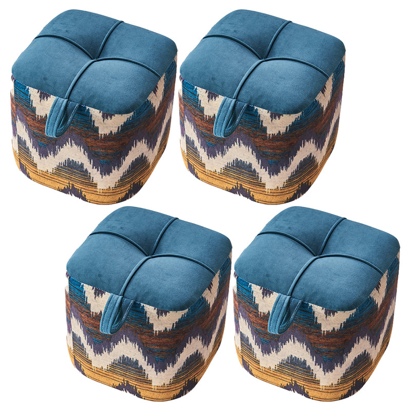 Fabric Standard Stool Modern Style Simple Household Foot Stool