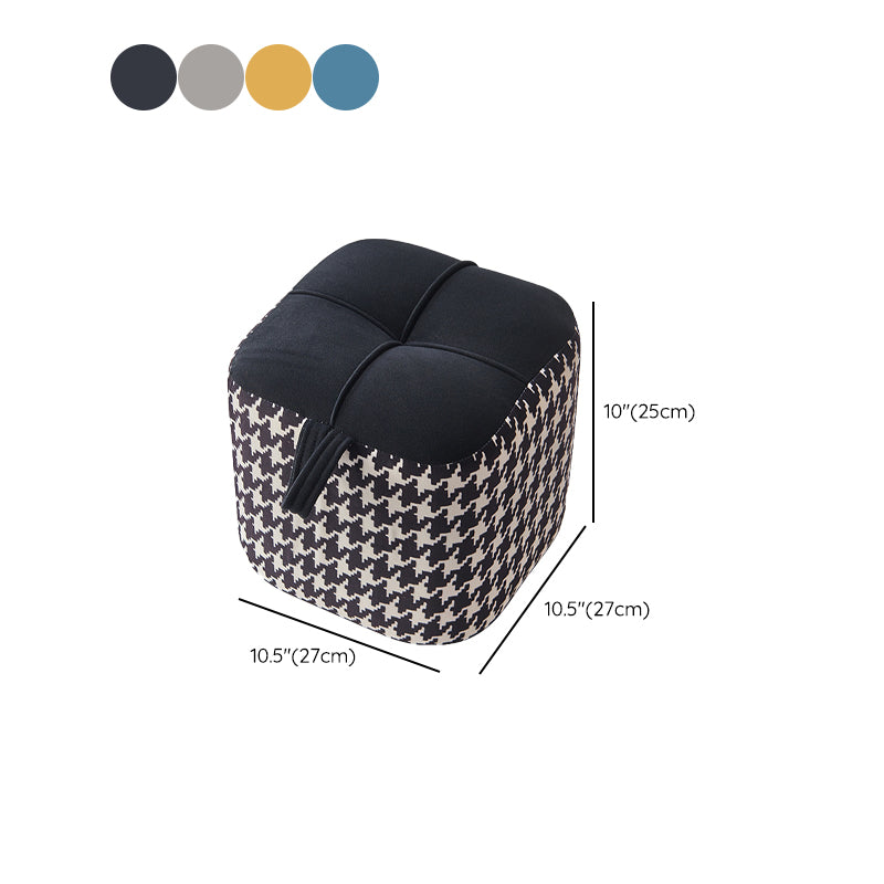Fabric Standard Stool Modern Style Simple Household Foot Stool