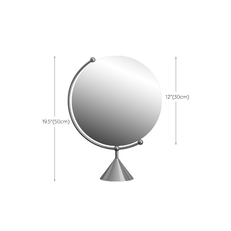 Modern Bedroom Metallic Makeup Vanity With a Drawer Makeup Vanity Set