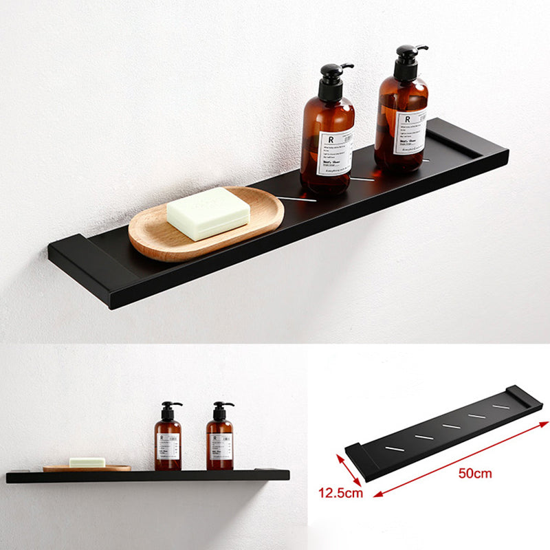 Traditional Bathroom Accessories Hardware Set in Black Metal