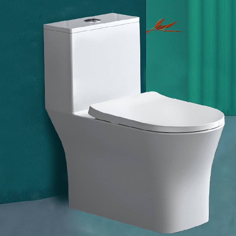 Modern Floor Mounted Toilet Slow Close Seat Included Toilet Bowl for Bathroom
