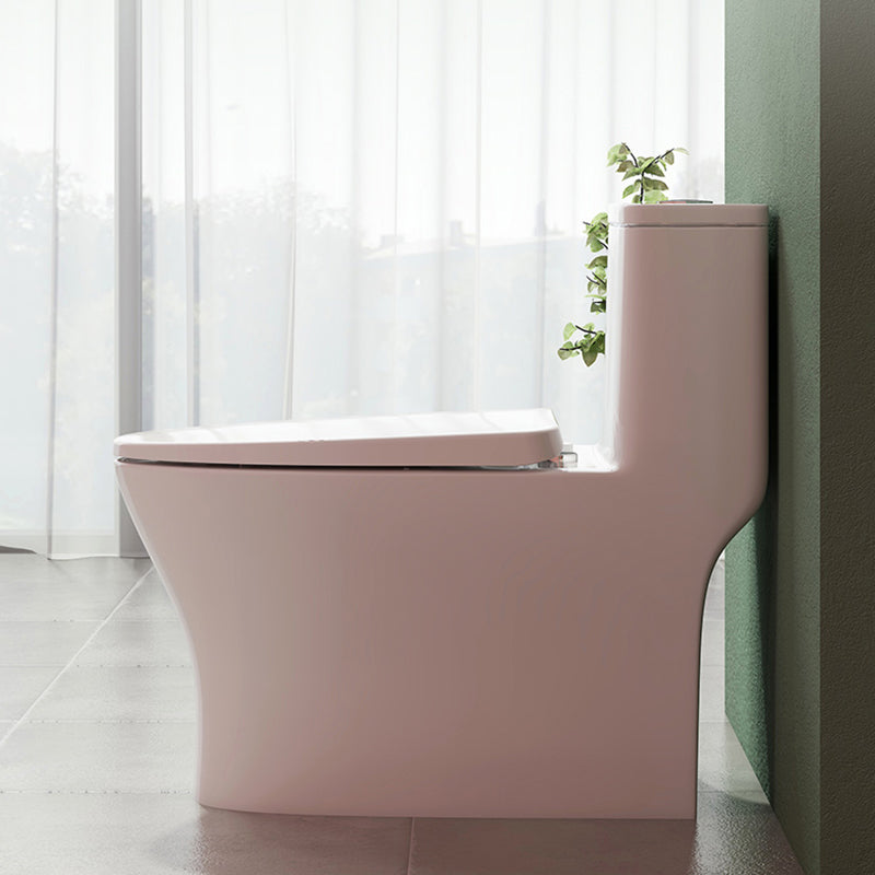 Modern Floor Mounted Toilet Slow Close Seat Included Toilet Bowl for Bathroom
