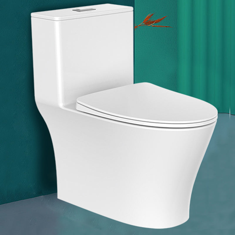 Modern Floor Mounted Toilet Slow Close Seat Included Toilet Bowl for Bathroom