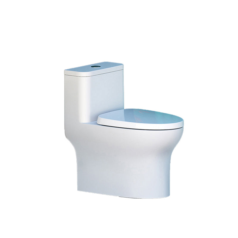 Modern Floor Mounted Toilet Slow Close Seat Included Toilet Bowl for Bathroom