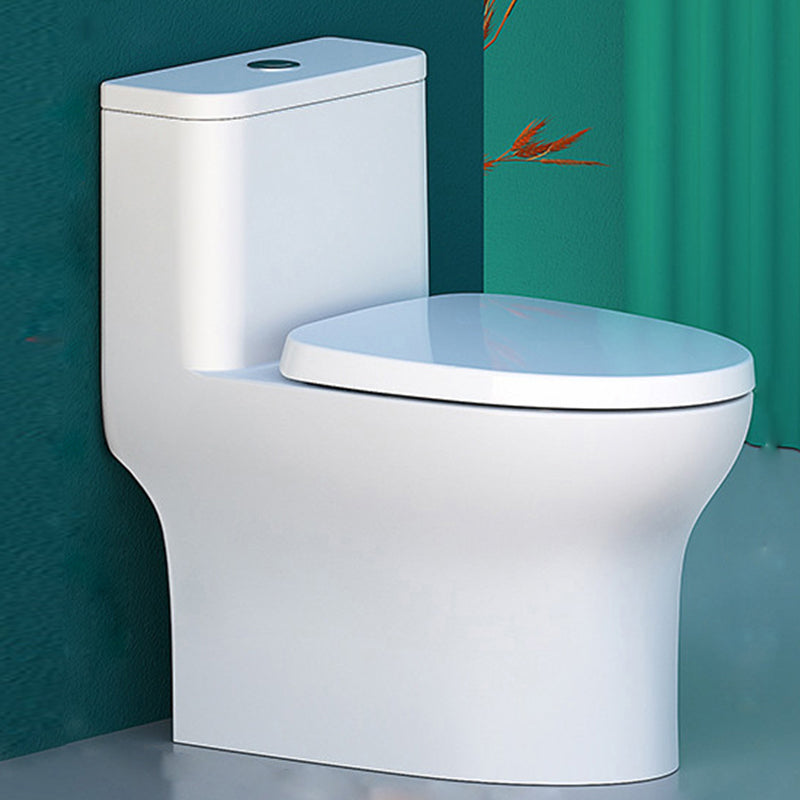 Modern Floor Mounted Toilet Slow Close Seat Included Toilet Bowl for Bathroom