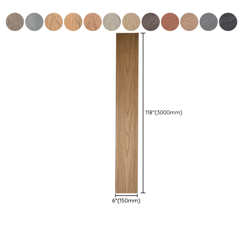 Embossed Patio Flooring Tiles Composite Nailed Flooring Tiles Garden