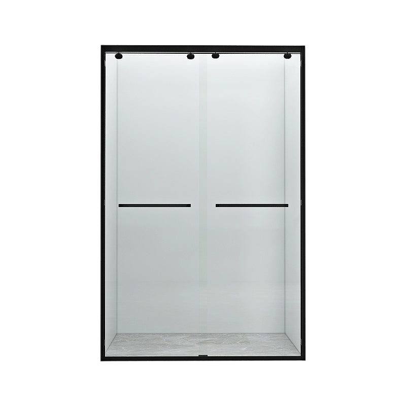Semi Frameless Transparent Shower Bath Door Double Sliding Shower Bath Door