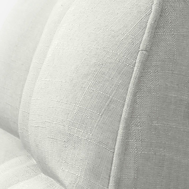 Flared Arm Fabric Simple Sofa Scandinavian Biscuit Back Loveseat