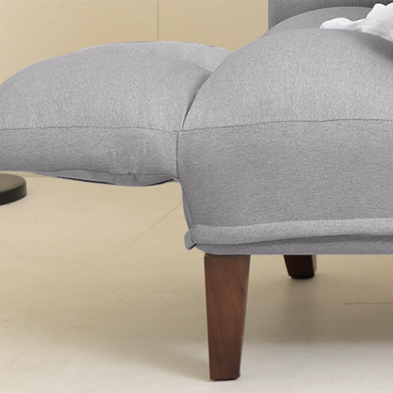Fabric Adjustable Sleeper Sofa Biscuit Back 47.6" W Flared Arm Loveseat