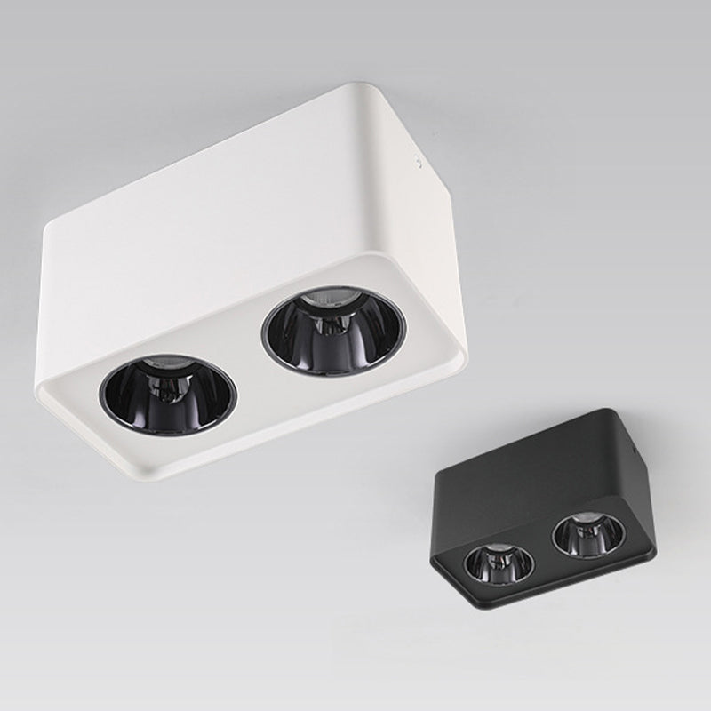 Metal Rectangle Flush Mount Lamp Modern Flush Ceiling Light Fixture
