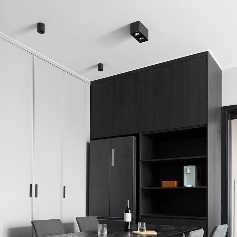 Metal Rectangle Flush Mount Lamp Modern Flush Ceiling Light Fixture