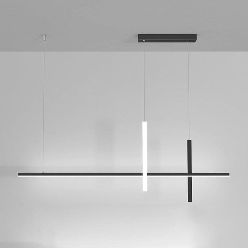 Modern White/Black Kitchen Island Lighting LED Ceiling Light for Dining Room