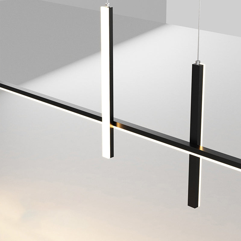 Modern White/Black Kitchen Island Lighting LED Ceiling Light for Dining Room