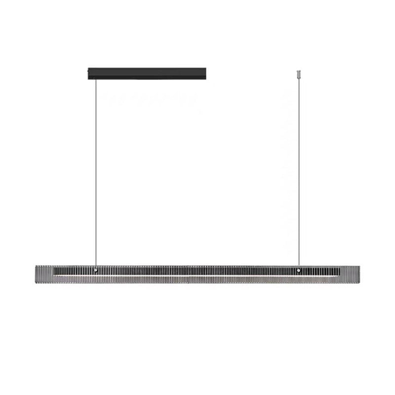 Modern Black/Golden Kitchen Island Lighting Linear LED Island Pendant Lighting