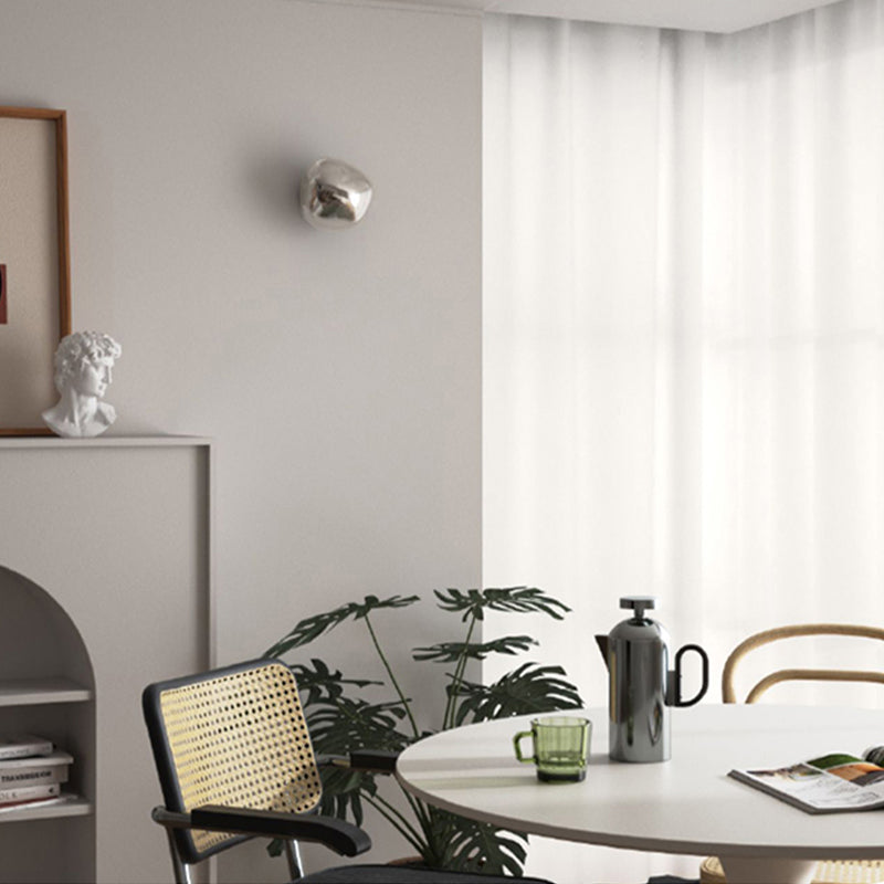 Industrial Glass Globe Shade Wall Lighting Fixtures 1-Light Wall Lamp for Living Room