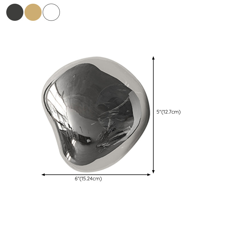 Industrial Glass Globe Shade Wall Lighting Fixtures 1-Light Wall Lamp for Living Room