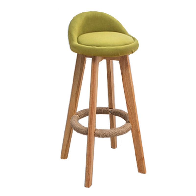 Natural Finish Pub Table Set 1/3 Pieces Bar Set with Wooden Stools