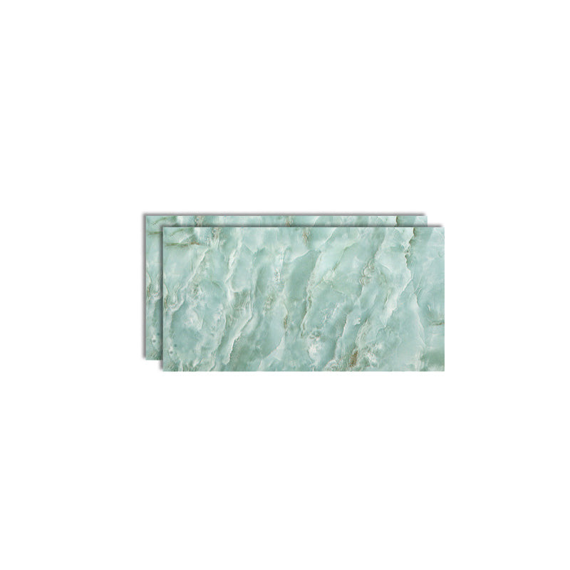 Single Tile Wallpaper Modern PVC Peel and Stick Wall Tile with Rectangular Shape