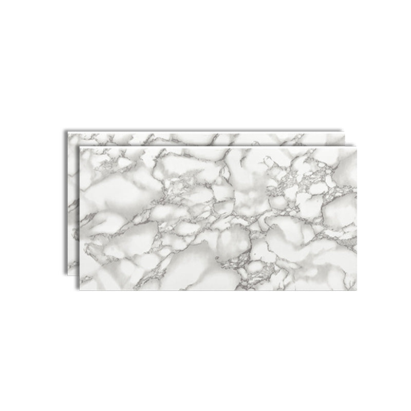 Single Tile Wallpaper Modern PVC Peel and Stick Wall Tile with Rectangular Shape