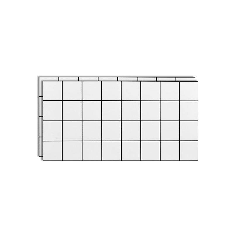 Single Tile Wallpaper Modern PVC Peel and Stick Wall Tile with Rectangular Shape