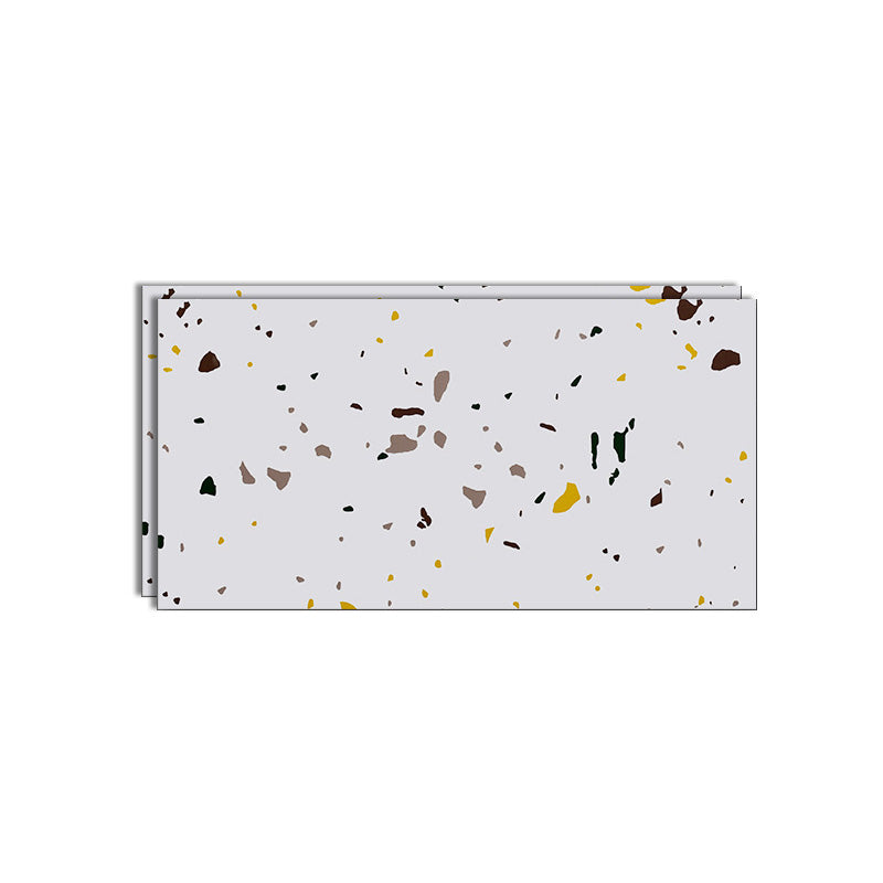 Single Tile Wallpaper Modern PVC Peel and Stick Wall Tile with Rectangular Shape