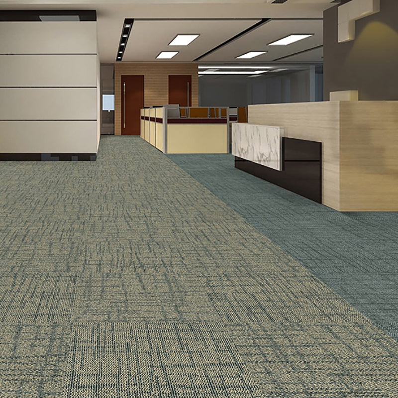 Modern Carpet Tiles Multi Level Loop Non-Skid Carpet Tile for Foyer