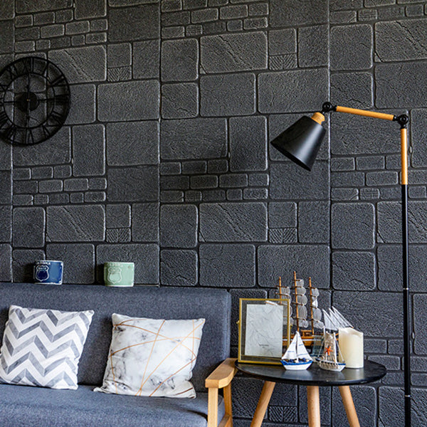 Modern Wall Paneling 3D Bricks Peel and Stick Waterproof Wall Paneling