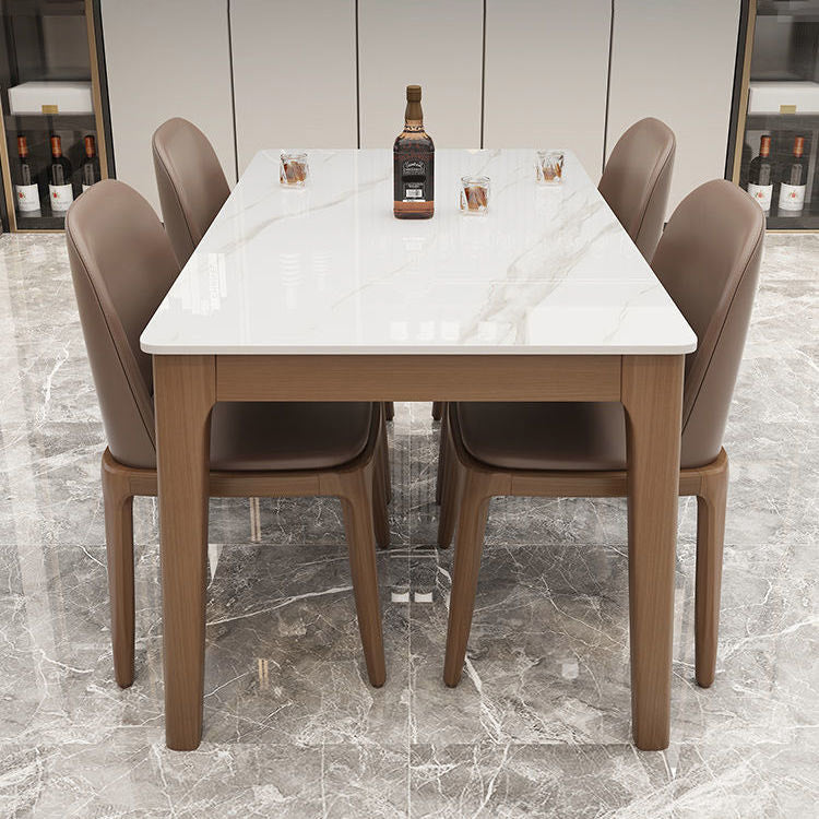 Rectangle Dining Room Table Contemporary 4 Legs Dinette Table
