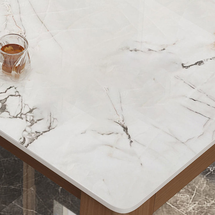 Rectangle Dining Room Table Contemporary 4 Legs Dinette Table