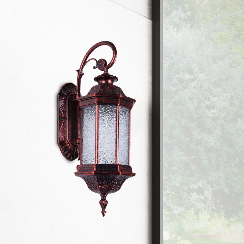 Koper 1-hoofd SCONCE LICT BEWERS BOERDERIJ WATER GLAS VERUM WANDELLICHTINGEN Ideeën met tijgerstreepontwerp