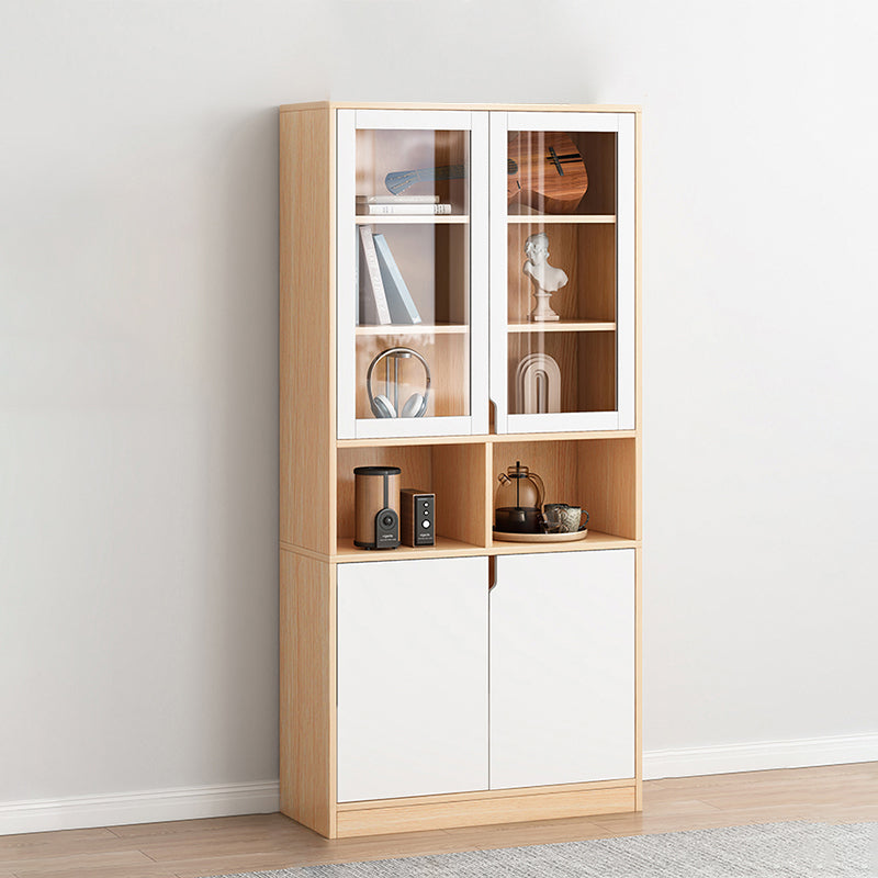 Contemporary Manufactured Wood Accent Cabinet Rectangle Accent Cabinet