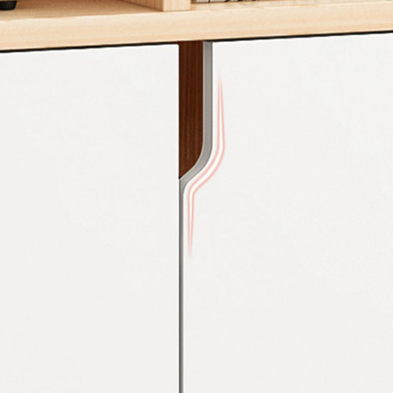 Contemporary Manufactured Wood Accent Cabinet Rectangle Accent Cabinet