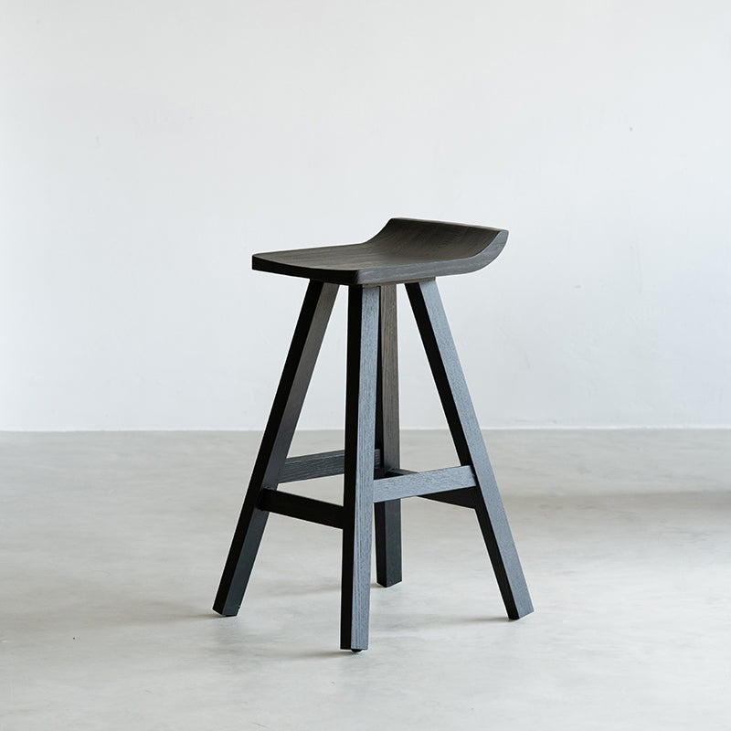 Nordic Style Bar Stool Solid Wood Counter Stool for Living Room