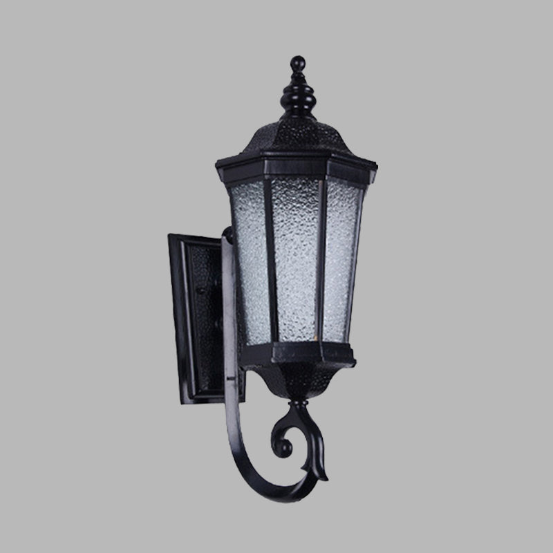Accoglienza con lampada da parete in vetro nero con applique a parete verum a 1 luce
