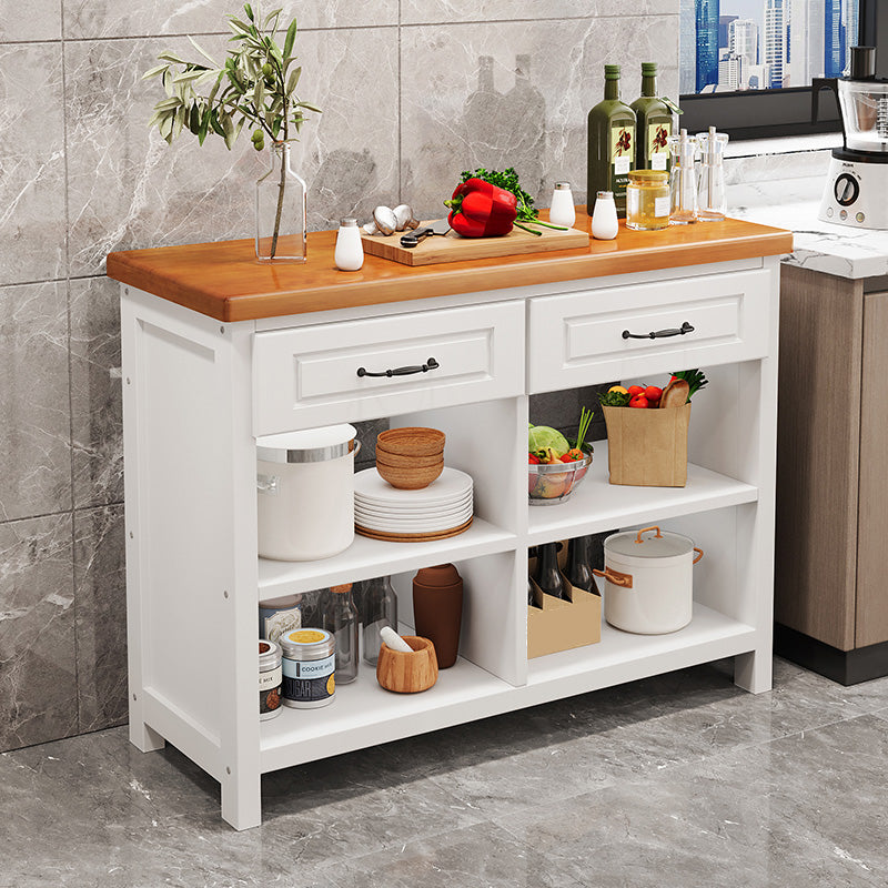 Modern Home Dining Kitchen Island Table Rectangular Prep Table