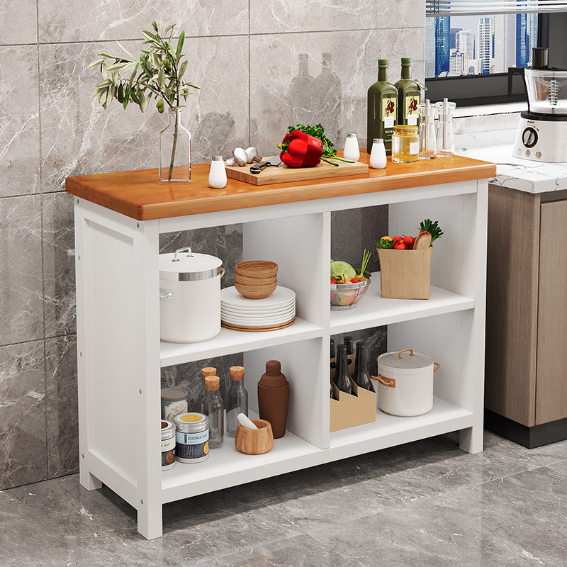 Modern Home Dining Kitchen Island Table Rectangular Prep Table
