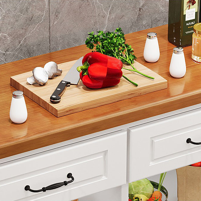 Modern Home Dining Kitchen Island Table Rectangular Prep Table